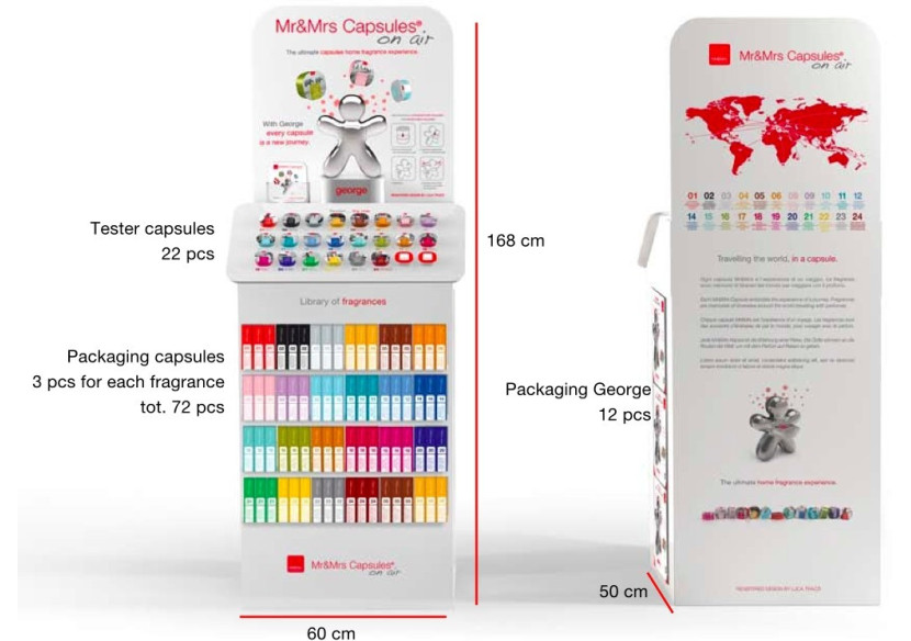 Capsules de diffuseur POS - George - MM 659609 - Mr & Mrs Fragrance