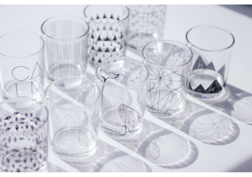 Verre à Eau Rock Diamond - Design Écologique et Éthique - TD 017140 - TAK Design