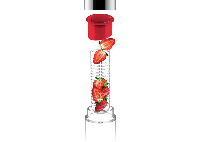 Bouteille Infuse Flavour It Pure 480 ml - Avec Infuseur à Fruits - AN 002427 - Asobu