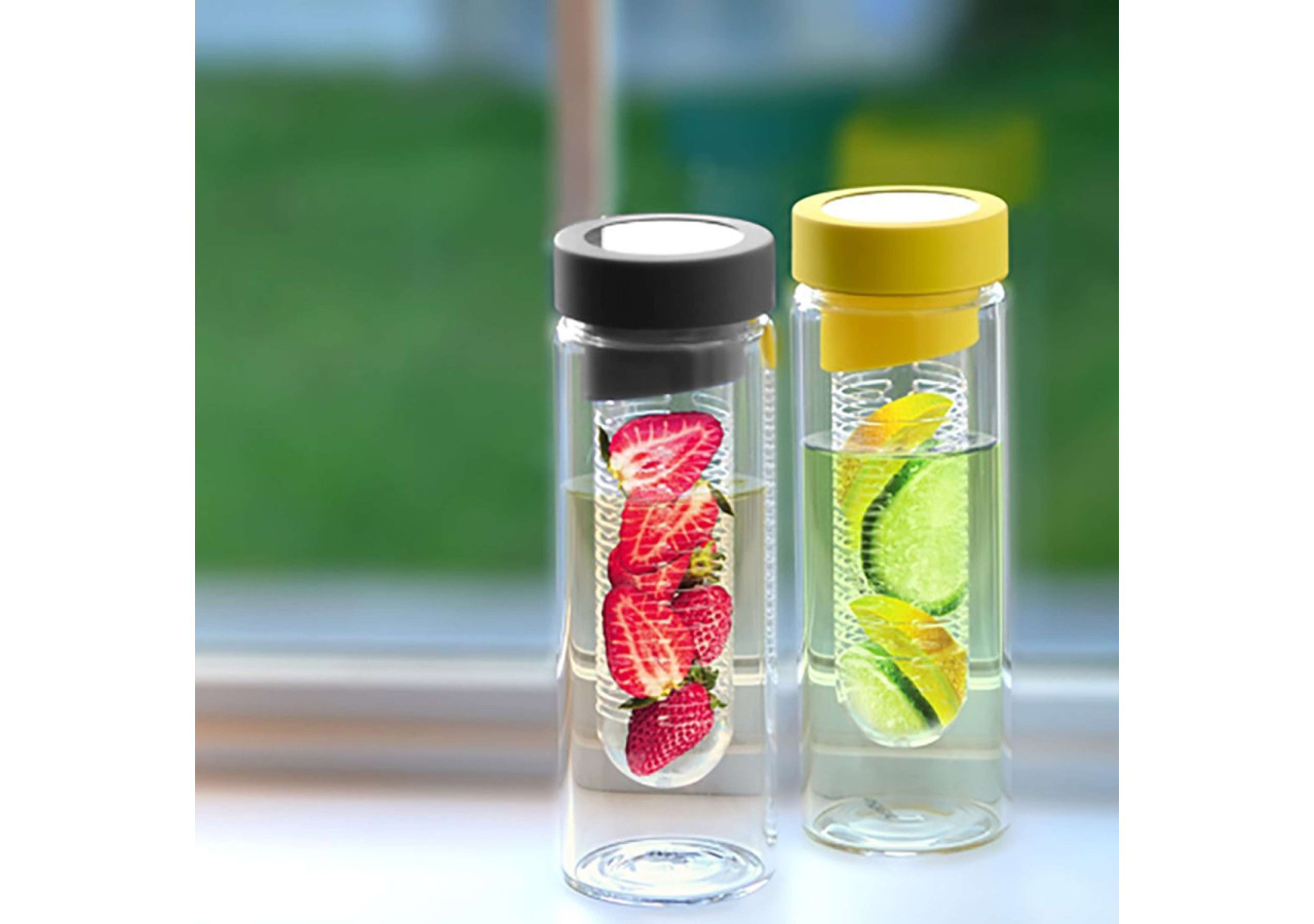 Bouteille Infuse Flavour It Pure 480 ml - Avec Infuseur à Fruits - AN 002427 - Asobu