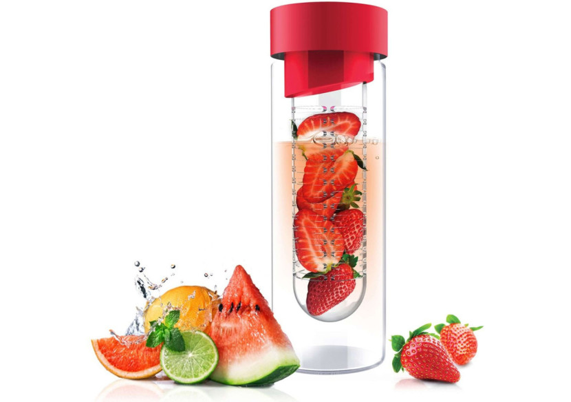 Bouteille Infuse Flavour It Pure 480 ml - Avec infuseur à fruits - AN 002373 - Asobu