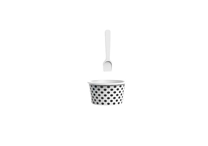 Bols à glace Dotty avec cuillère - Set de 2 pièces rétro - ZK 0535-6 - Zak!Designs Bols à glace Dotty avec cuillère - Set de 2 pièces rétro - ZK 0535-6 - Zak!Designs