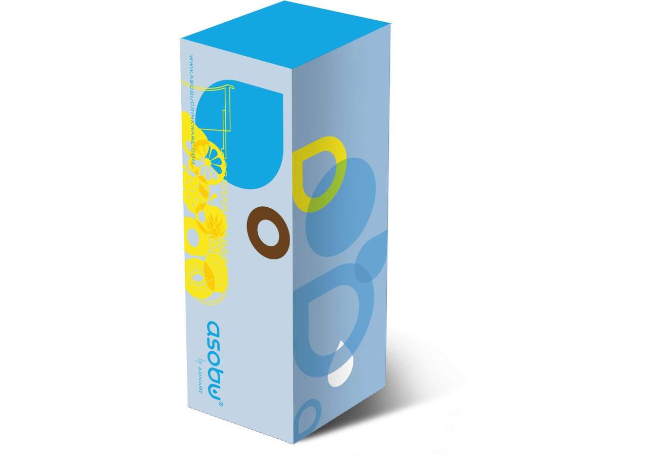 Bouteille Infuse Flavour It 2 Go - 600 ml et BPA Free - AN 008641 - Asobu