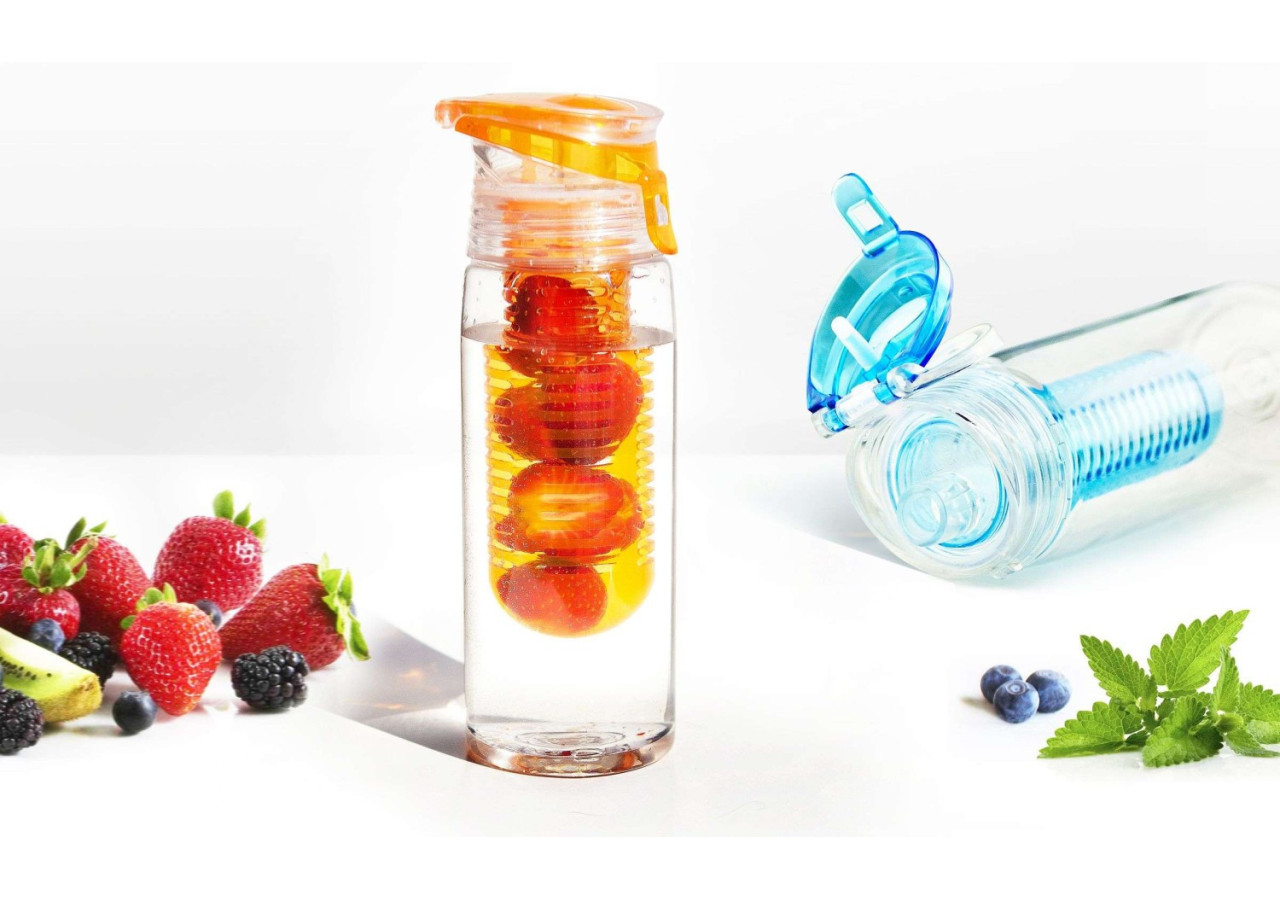 Bouteille Infuse Flavour It 2 Go - 600 ml et BPA Free - AN 008641 - Asobu
