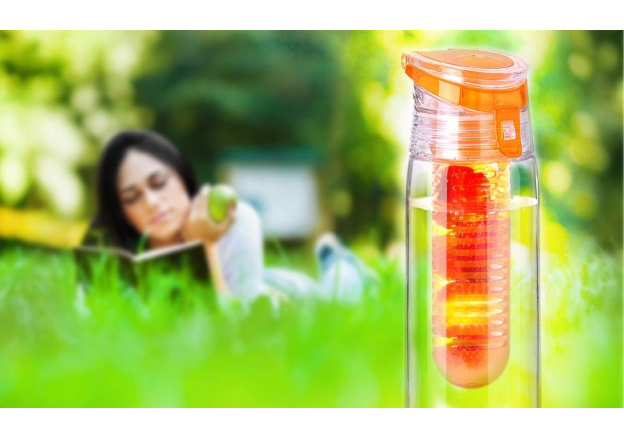 Bouteille Infuse Flavour It 2 Go - 600 ml et BPA Free - AN 008641 - Asobu