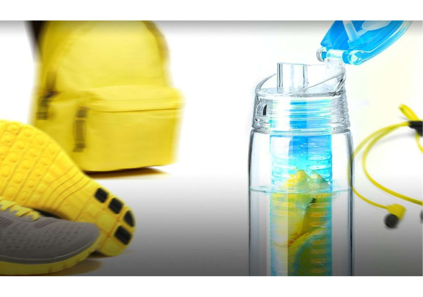 Bouteille Infuse Flavour It 2 Go - 600 ml et BPA Free - AN 008641 - Asobu