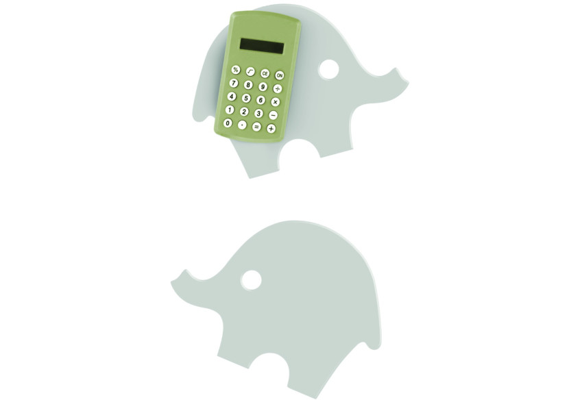 Set d'Animaux Adhésifs Bébé Éléphant - Fun et pratique - SI 405961 - Siconi