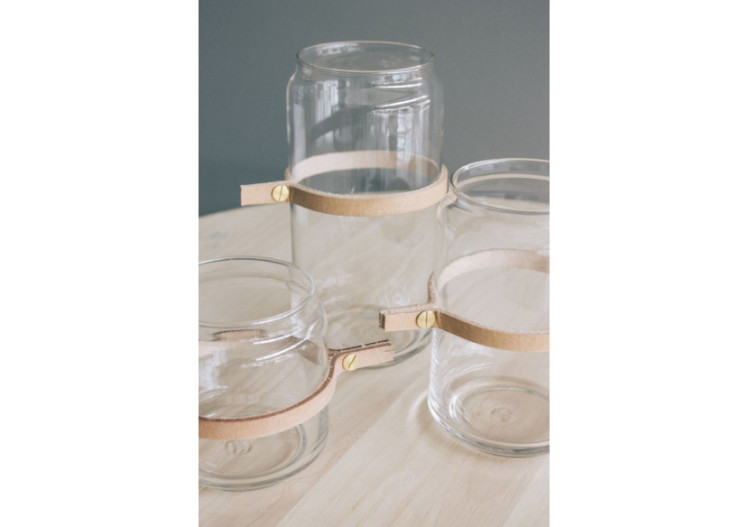 Verre Wrap Me Mini - Cuir naturel et design moderne - TD 017355 - TAK Design