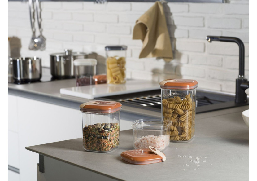 Set de 3 Pots de Rangement Pull Box - Pratiques et écologiques - OM 342832 - Omada