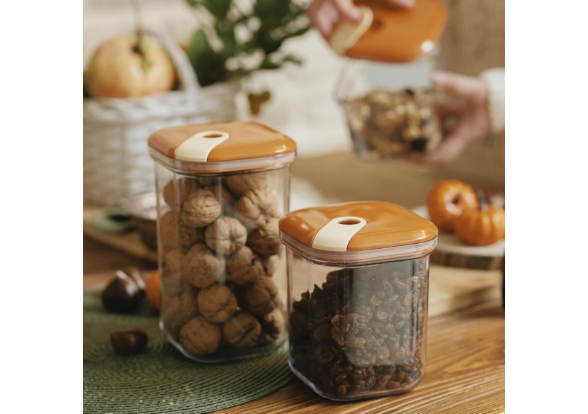 Set de 3 Pots de Rangement Pull Box - Pratiques et écologiques - OM 342832 - Omada