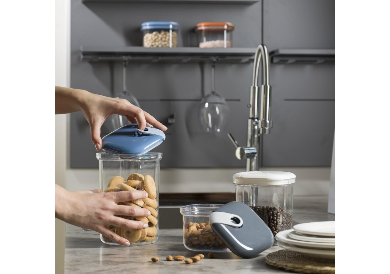 Set de 3 Pots de Rangement Pull Box - Pratiques et écologiques - OM 342832 - Omada