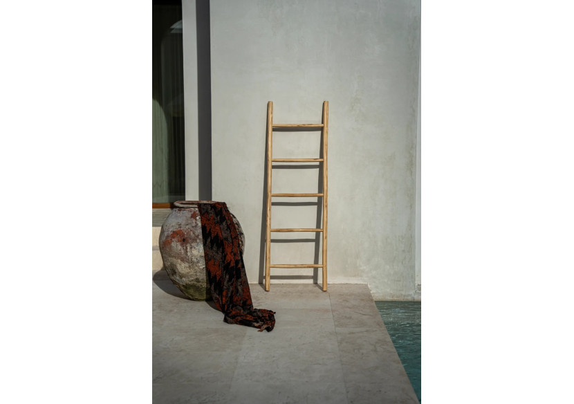 Plaid S'il Vous Plaid - Noir Orange - INIE002BOr - Bazar Bizar