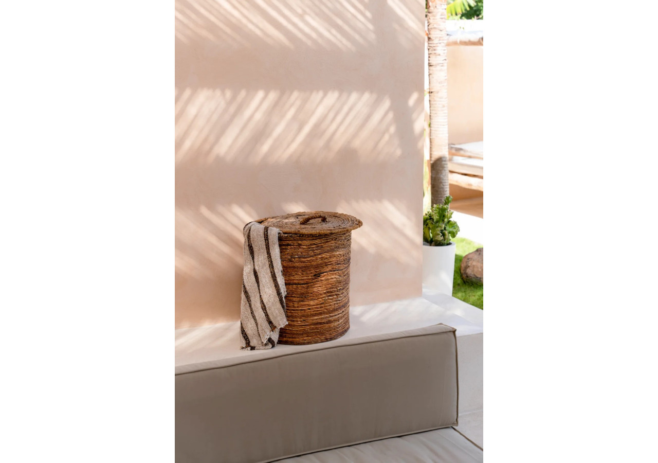 Plaid S'il Vous Plaid - Blanc Bohémien - INIE002BoW - Bazar Bizar