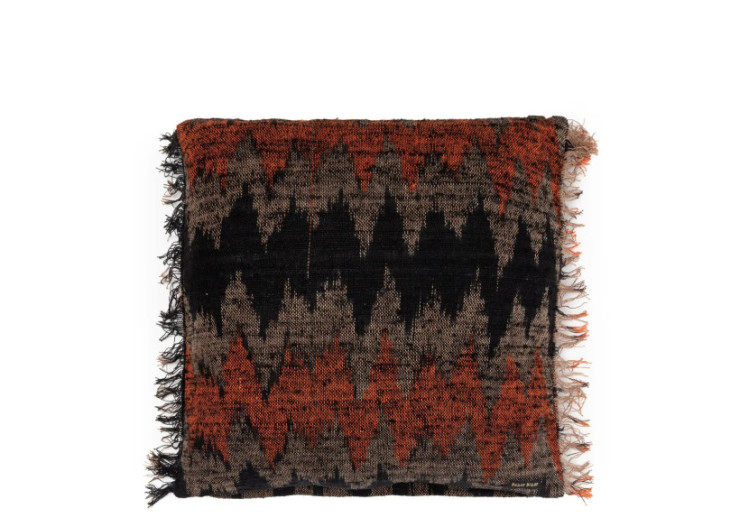 Housse de Coussin Oh My Gee - Noir Orange 60x60 - INIE001BOr-60x60 - Bazar Bizar