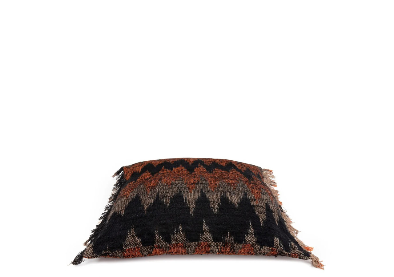 Housse de Coussin Oh My Gee - Noir Orange 60x60 - INIE001BOr-60x60 - Bazar Bizar