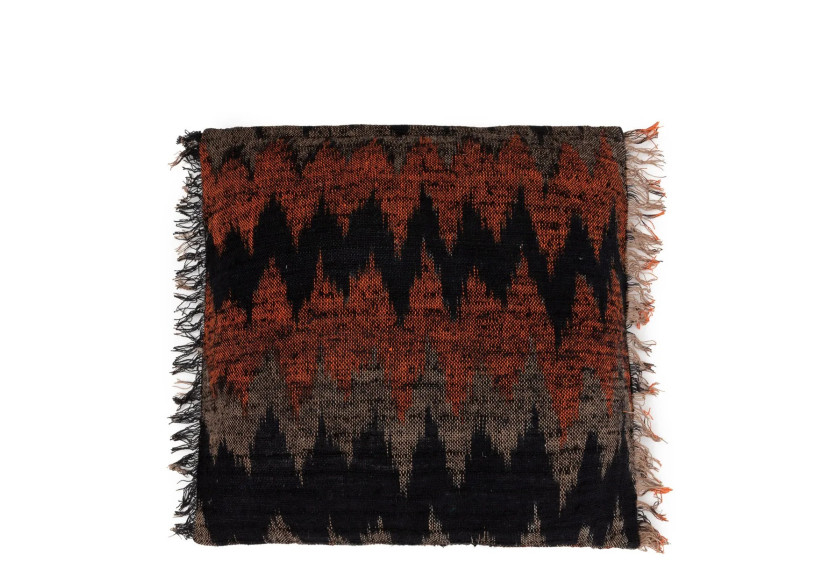 Housse de Coussin Oh My Gee - Noir Orange 60x60 - INIE001BOr-60x60 - Bazar Bizar