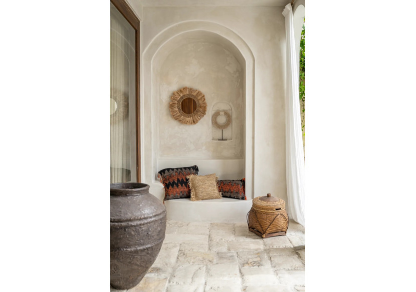 Housse de Coussin Oh My Gee - Noir Orange 35x100 - INIE001BOr-35x100 - Bazar Bizar