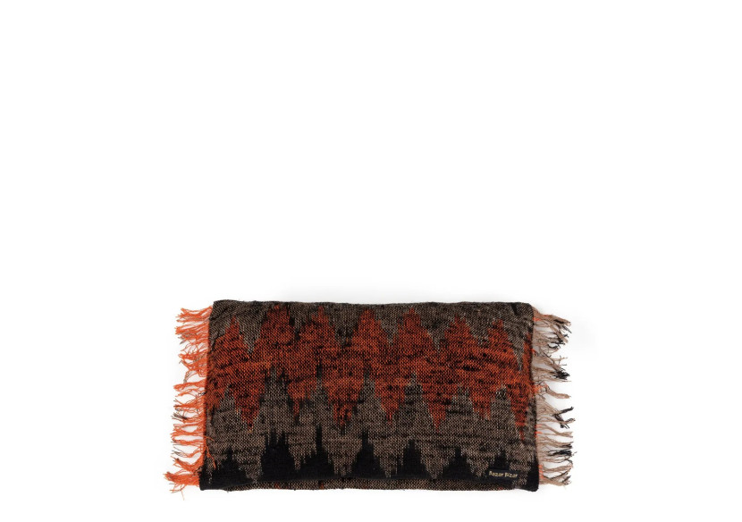 Housse de Coussin Oh My Gee - Noir Orange 30x50 - INIE001BOr-30x50 - Bazar Bizar