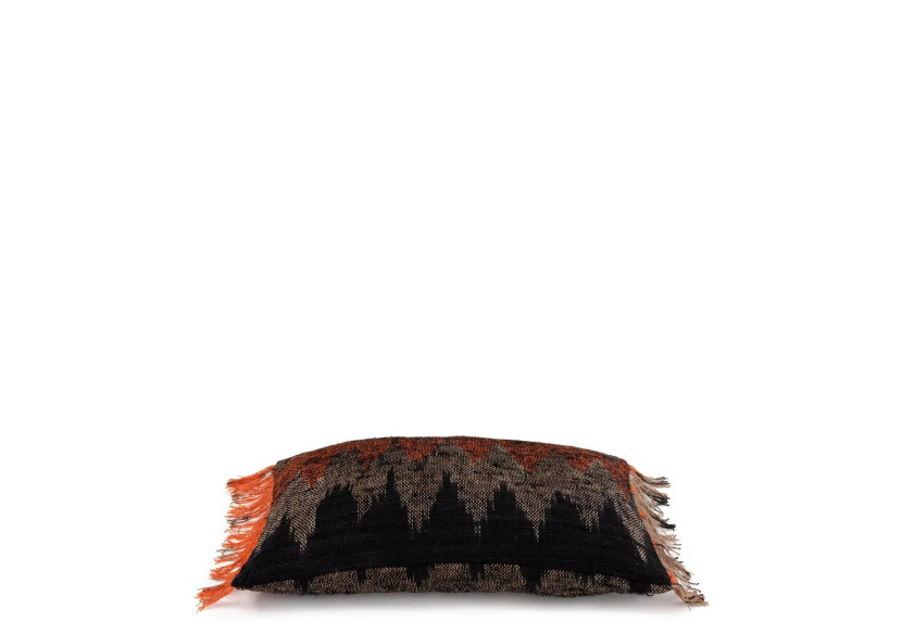 Housse de Coussin Oh My Gee - Noir Orange 30x50 - INIE001BOr-30x50 - Bazar Bizar