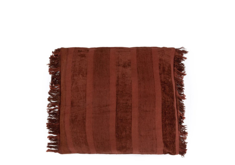 Housse de Coussin Oh My Gee - Velours Bourgogne 60x60 - INIE001BuV-60x60 - Bazar Bizar