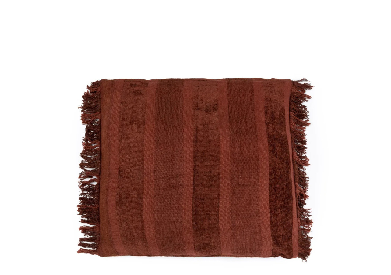 Housse de Coussin Oh My Gee - Velours Bourgogne 60x60 - INIE001BuV-60x60 - Bazar Bizar