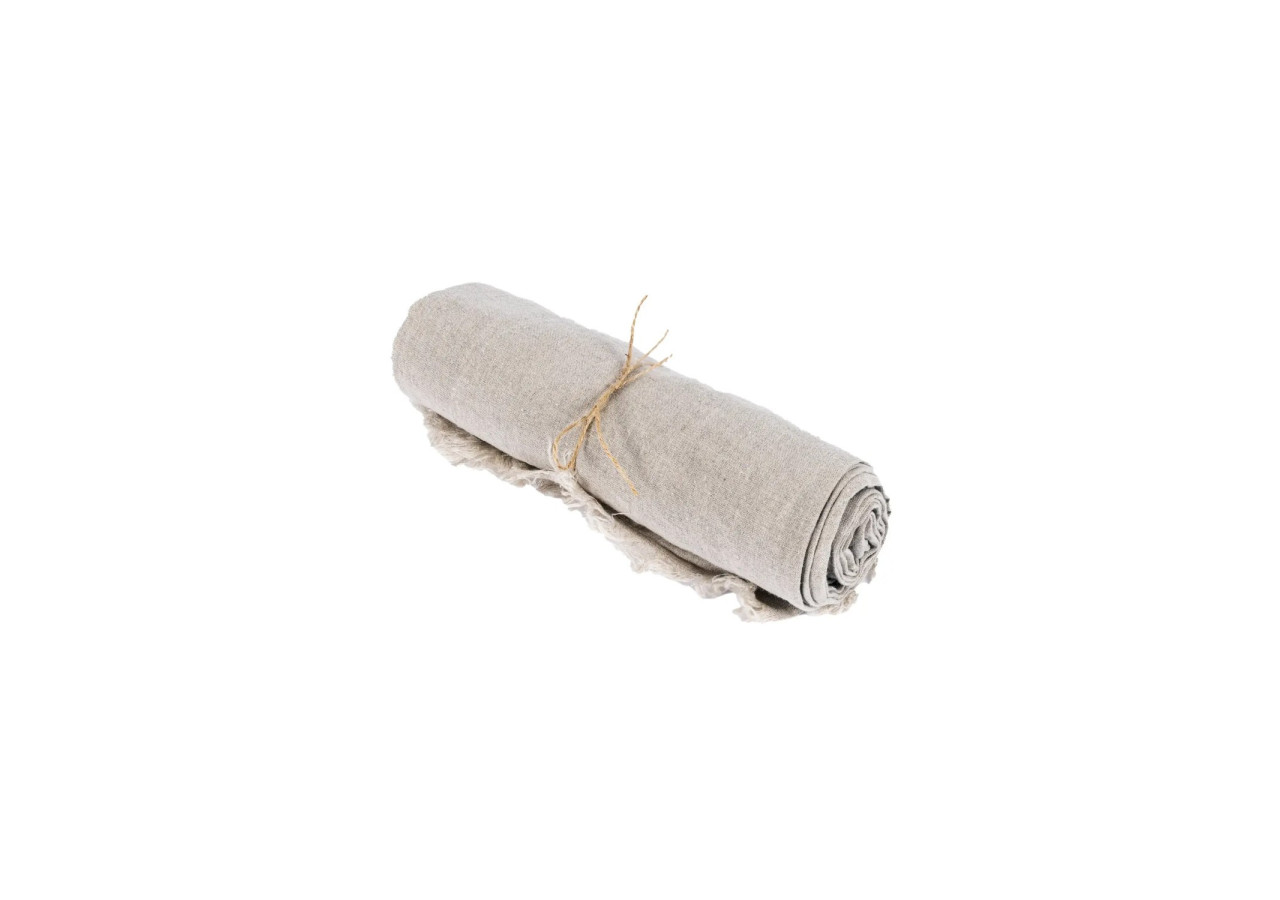Nappe en Lin - Beige - 150x200 cm - INMAX002Be-150x200 - Bazar Bizar