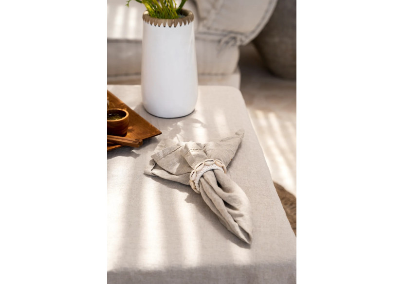 Serviettes en Lin - Beige - Set de 4 - INMAX001Be-45x45-SET4 - Bazar Bizar Serviettes en Lin - Beige - Set de 4 - INMAX001Be-45x45-SET4 - Bazar Bizar