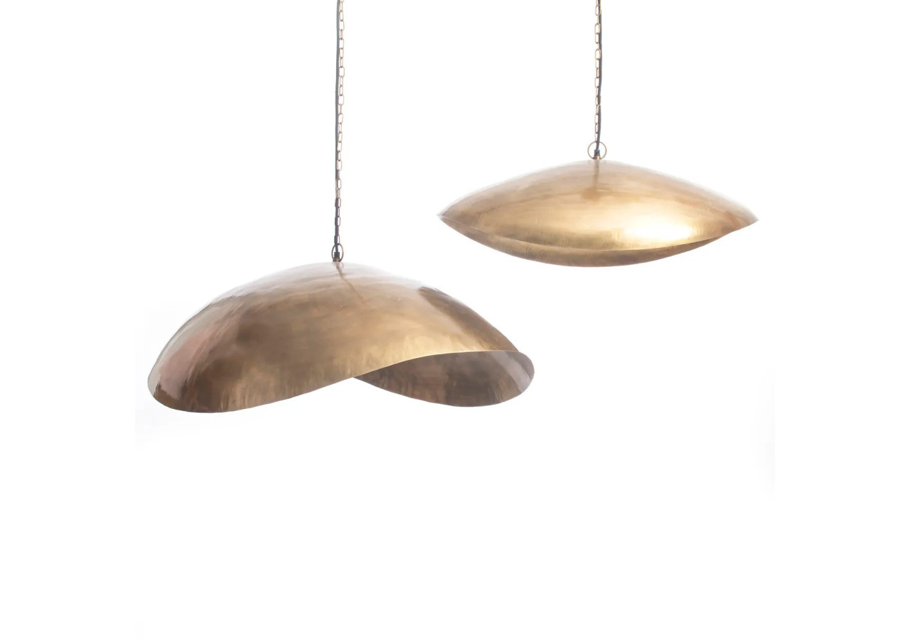 Suspension Fortune Cookie - Laiton - XL - INEM028Bra-XL - Bazar Bizar