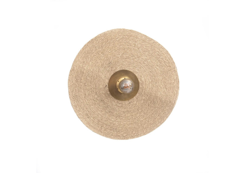 Applique Murale Let's Groove - Laiton Naturel - Design Unique - INEM015NBra-M - Bazar Bizar