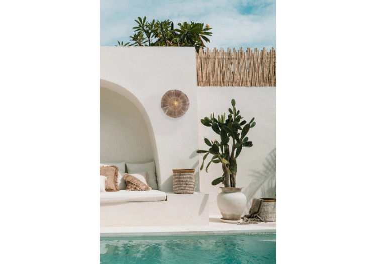 Applique Murale Chi-Chi - Laiton Naturel - Design Élégant - INEM002N-L - Bazar Bizar 2