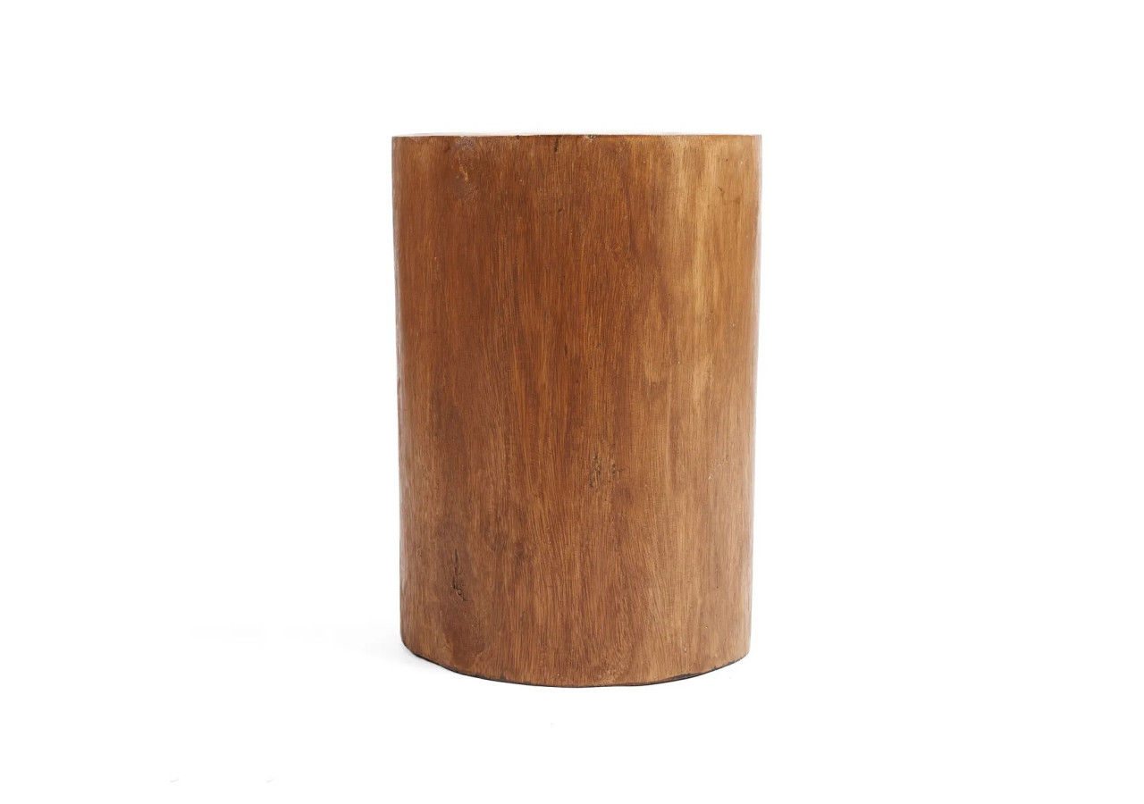 Tabouret Tribe - Design Naturel en Bois Mungurr - JAHU015N - Bazar Bizar