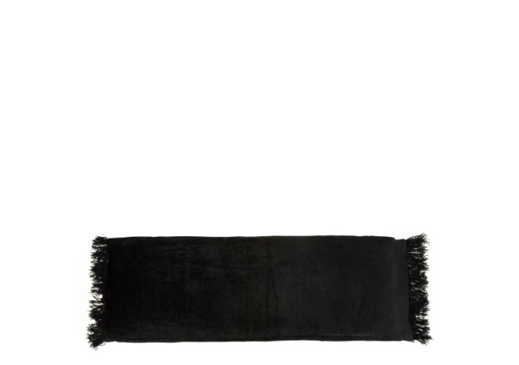 Housse de Coussin Oh My Gee - Velours Noir 35x100cm - INIE001BV-35x100 - Bazar Bizar
