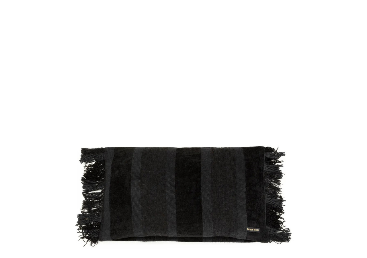 Housse de Coussin Oh My Gee - Velours Noir 30x50cm - INIE001BV-30x50 - Bazar Bizar