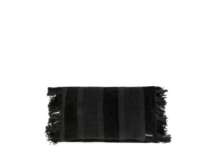 Housse de Coussin Oh My Gee - Velours Noir 30x50cm - INIE001BV-30x50 - Bazar Bizar
