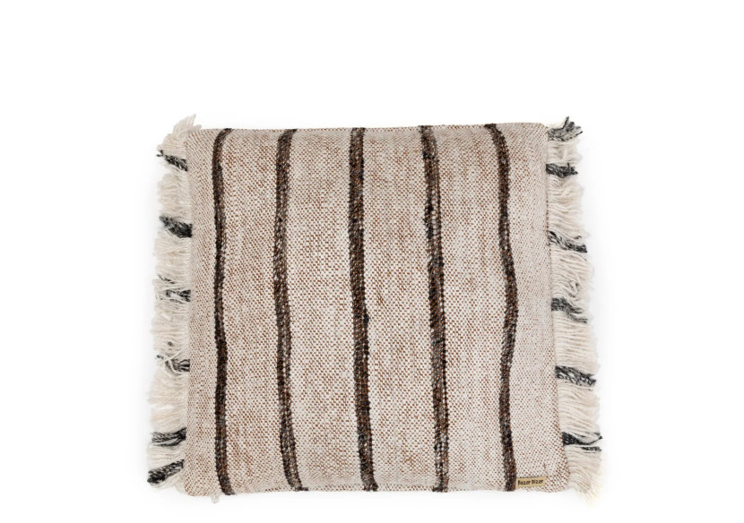 Housse de Coussin Oh My Gee - Blanc Bohème 60x60cm - INIE001BoW-60x60 - Bazar Bizar