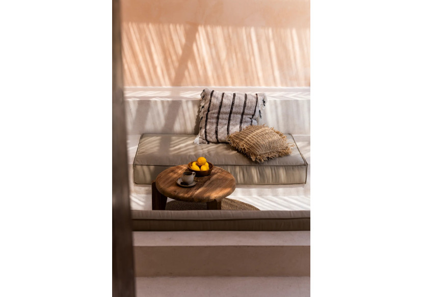 Housse de Coussin Oh My Gee - Blanc Bohème 60x60cm - INIE001BoW-60x60 - Bazar Bizar