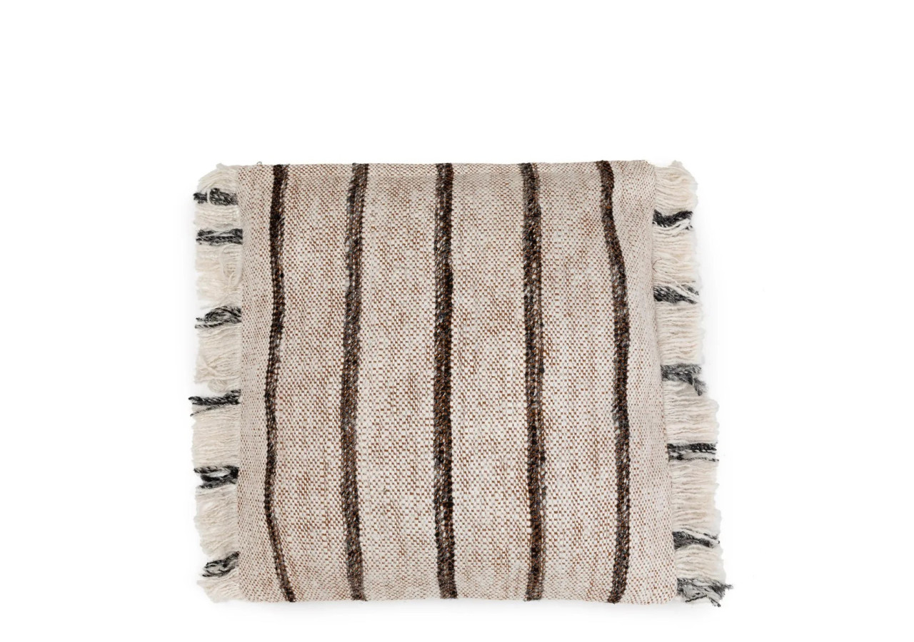 Housse de Coussin Oh My Gee - Blanc Bohème 60x60cm - INIE001BoW-60x60 - Bazar Bizar