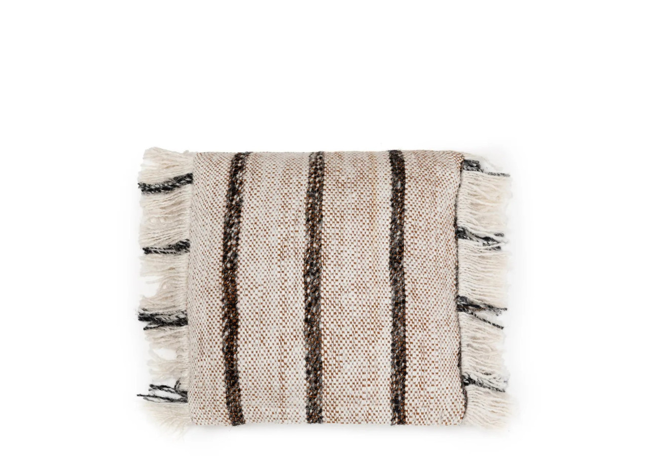 Housse de Coussin Oh My Gee - Blanc Bohème 40x40cm - INIE001BoW-40x40 - Bazar Bizar