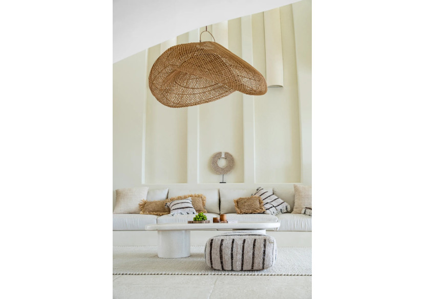 Housse de Coussin Oh My Gee - Blanc Bohème 40x40cm - INIE001BoW-40x40 - Bazar Bizar