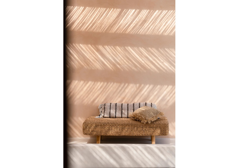 Housse de Coussin Oh My Gee - Blanc Bohème 35x100cm - INIE001BoW-35x100 - Bazar Bizar