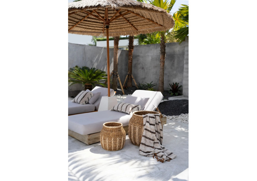 Housse de Coussin Oh My Gee - Blanc Bohème 30x50cm - INIE001BoW-30x50 - Bazar Bizar