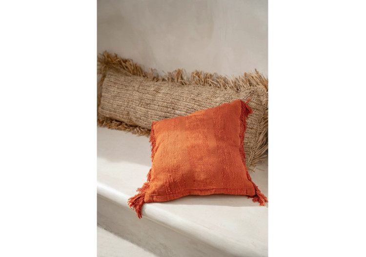 Housse de Coussin Oh My Gee - Velours Rouille 40x40cm - INIE001RuV-40x40 - Bazar Bizar 2