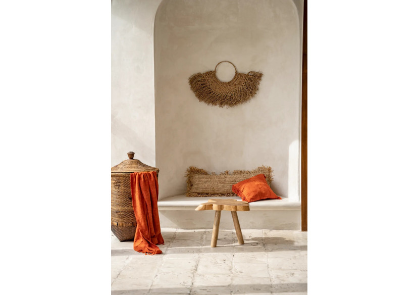 Housse de Coussin Oh My Gee - Velours Rouille 40x40cm - INIE001RuV-40x40 - Bazar Bizar