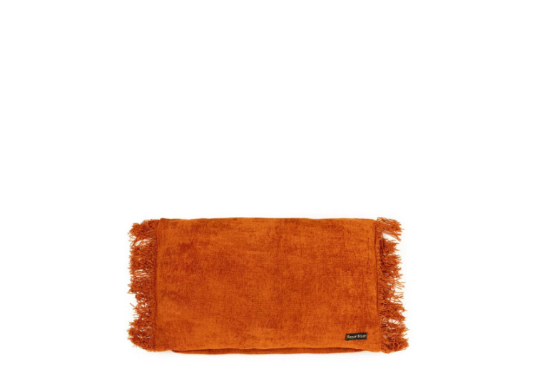 Housse de Coussin Oh My Gee - Velours Rouille 30x50cm - INIE001RuV-30x50 - Bazar Bizar