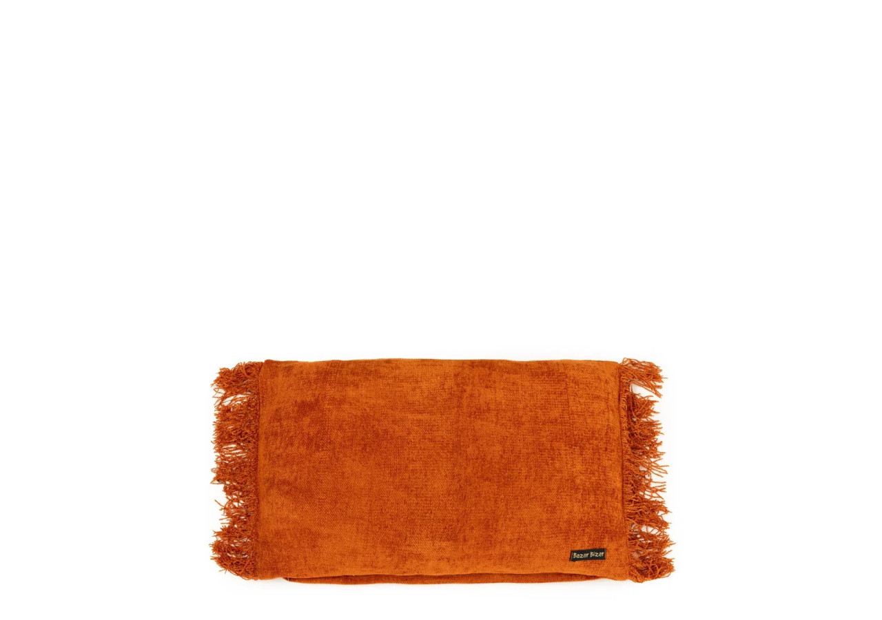 Housse de Coussin Oh My Gee - Velours Rouille 30x50cm - INIE001RuV-30x50 - Bazar Bizar