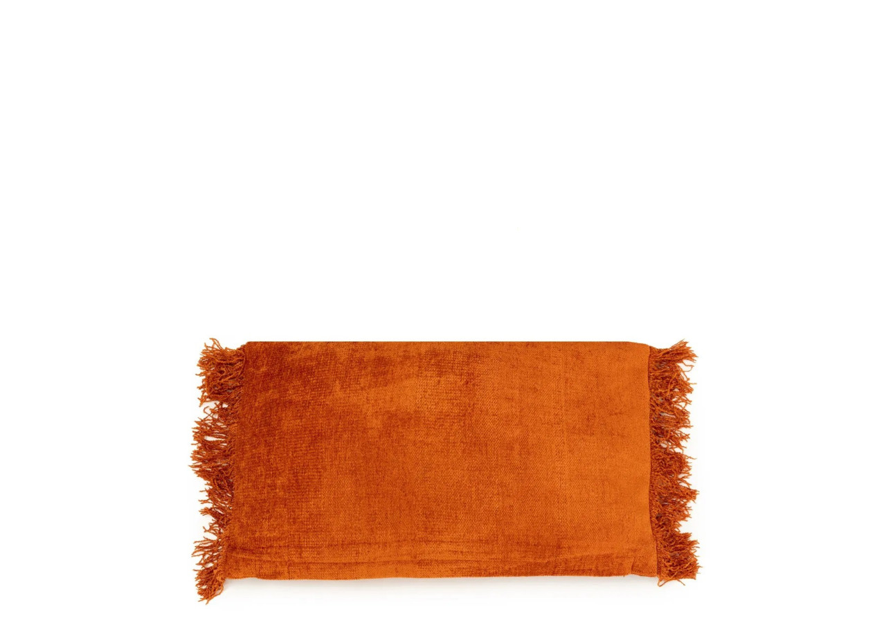 Housse de Coussin Oh My Gee - Velours Rouille 30x50cm - INIE001RuV-30x50 - Bazar Bizar