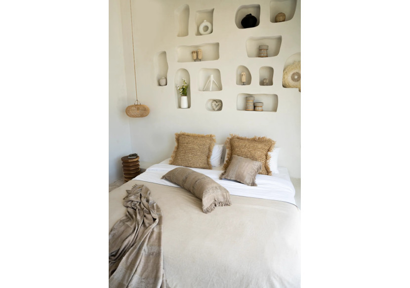 Housse de Coussin Oh My Gee - Velours Concrete 35x100cm - INIE001ConV-35x100 - Bazar Bizar