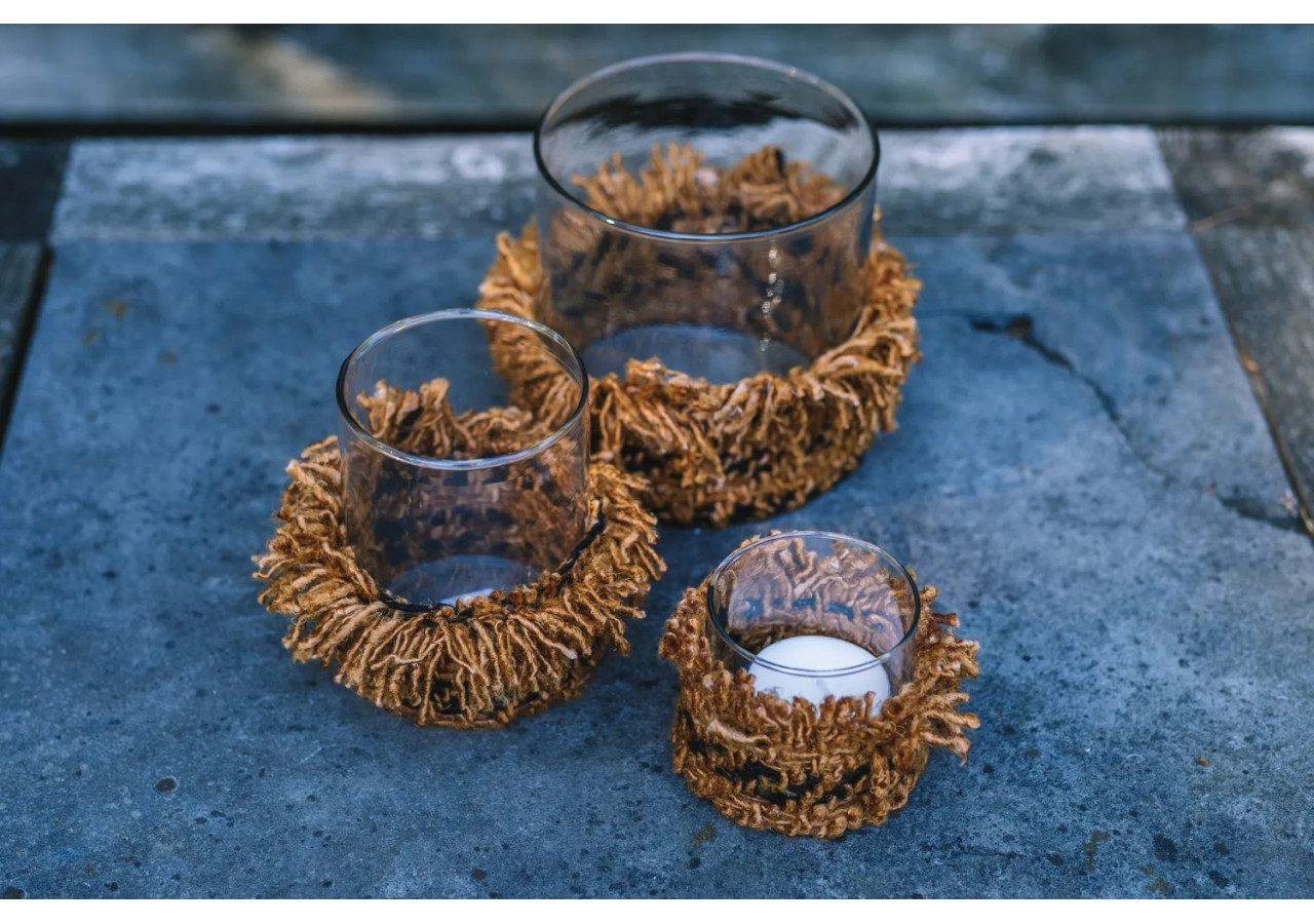 Bougeoir Oh My Gee - Velours Cannelle B - XL - INIE009CiB-XL - Bazar Bizar