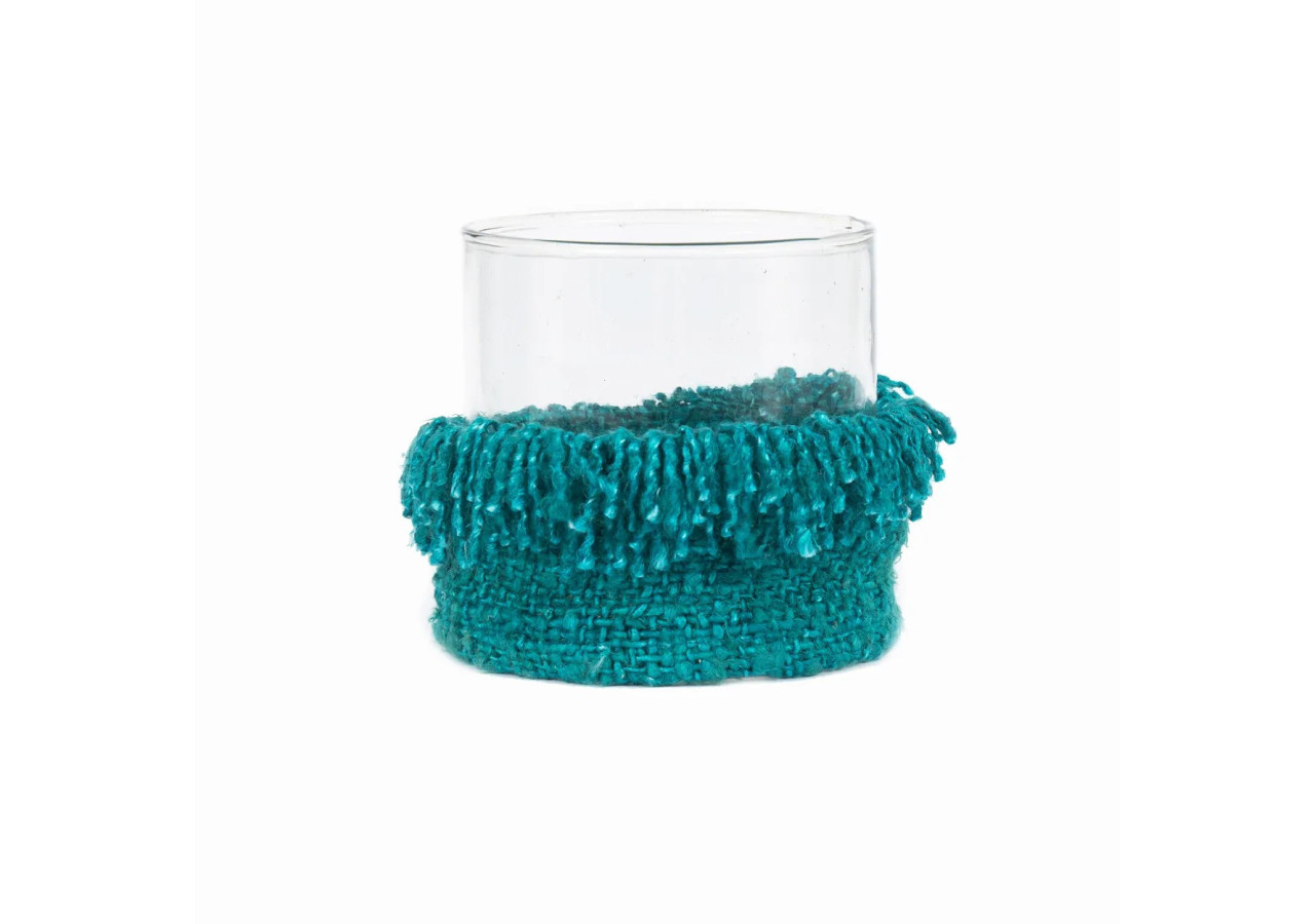 Bougeoir Oh My Gee - Velours Aqua - XL - INIE009AQ-XL - Bazar Bizar