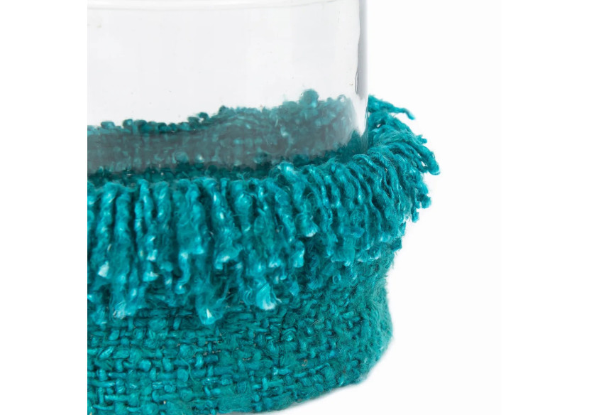 Bougeoir Oh My Gee - Velours Aqua - XL - INIE009AQ-XL - Bazar Bizar